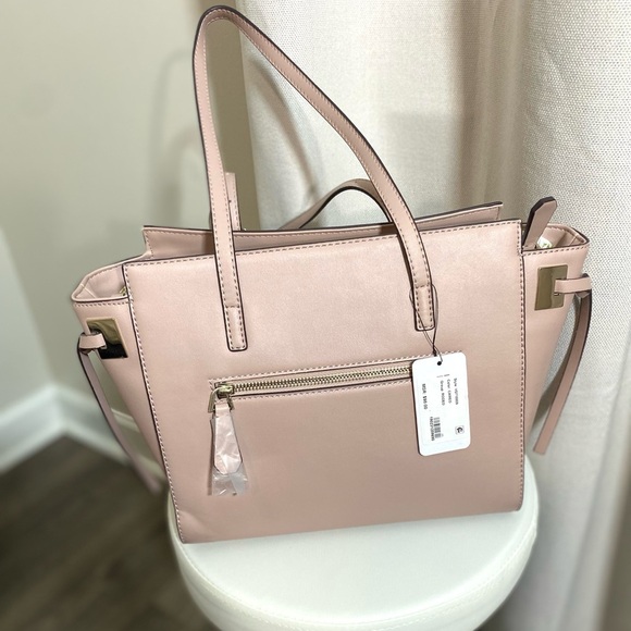 Guess Pink Leather Tote Bag - Picture 5 of 11